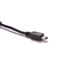 Mini 5pin Male to USB 2.0 Type A Female OTG Host Adapter Short Cable 10cm 3C