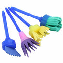 30pcs Children Sponge Paint Brushes Drawing Tools for Children Early Painti