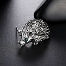 Cute Hedgehog Animal Collar Brooch Pin Wedding Bridal Bouquet Women JewelryME