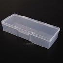 1pc Manicure Storage Jewelry Plastic Box Holder For DIY Home Kitchen Clear Tools