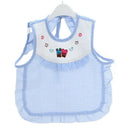 Blue Baby Waterproof Bibs Infant Burp Cloths Toddler Scarf Feeding Smock U S