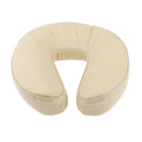 Soft Face Cradle Cushion Head Rest Massage Sponge Pillow PU Leather Cover