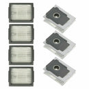 3Pcs Dust Bags + 4Pcs Filters For Irobot Roomba I7 E5 E6 I Series Sweeper P