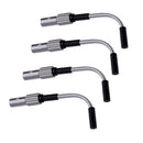 4 Pack Replacement V Brake Noodles Cable Guide Bend Tube Pipes Housing +