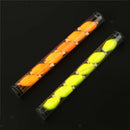 6Pcs Orange Olive Float Foam Strike Indicator For Fly Fishing Plastic Tube