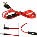 3.5mm Replacement Audio Cable with Mic for Dr Dre Solo Studio