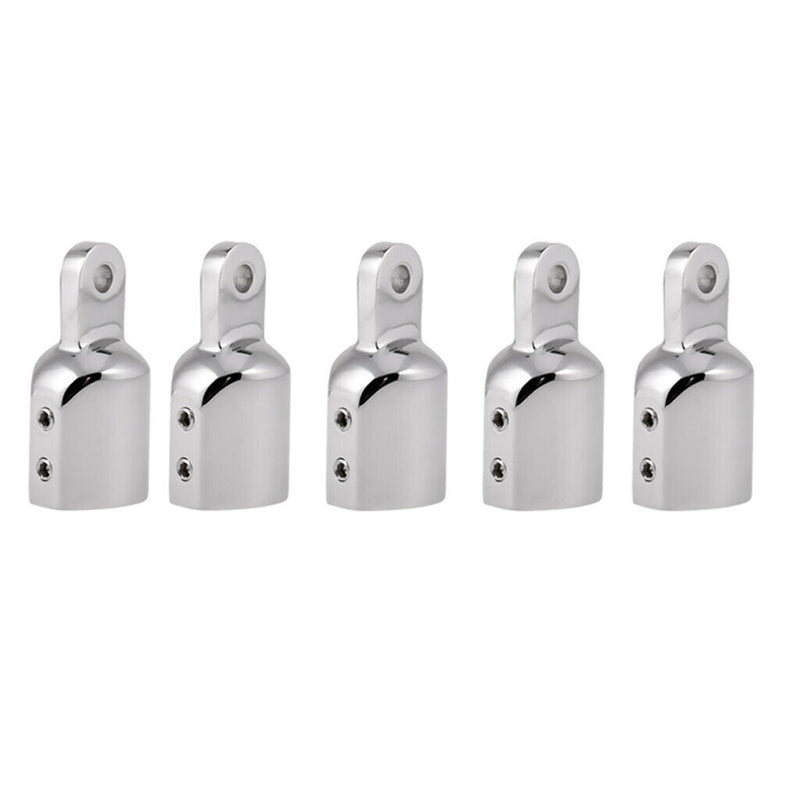 5Pcs Stainless Steel Pipe Eye End Cap Bimini Top Hardware