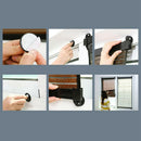 Window Curtains 1pcs Home Decor Portable Curling Bedroom Car Durable Sunscr