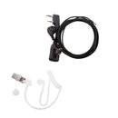 Air Tube Earphone Clipon Earpiece Microphone Headset for Walkie Talkie Radio