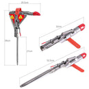 Fishing Rod Holder Automatic Spring Stainless Steel Adjustable Folding Fish Tool