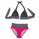 Sexy Womens Swimwear Bikini Set Bandeau Push-Up Bra Padded Swimsuit Beachwe