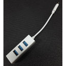 USB 3.1 Type-C to 3 Port USB Hub (white) U8D2