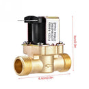 Ac 220V 1/2 Inch Solar Water Heater Solenoid Valve Normally Closed Inlet Va P3X9