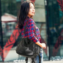 Women Backpack Purse 3 ways PU Washed Leather Rivet Studded Ladies Rucksack
