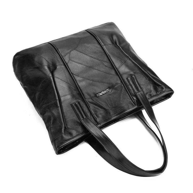 Sheepskin Retro Leather Large Capacity Handbags Shoulder Bags Womens Tote