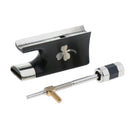 Violin Ebony Bow Frog with Screw for 4/4 3/4 Violin Fiddle Clover