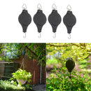 4x Retractable Hanger Adjustable Plant Hook for Planters Flower Basket Pots
