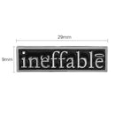 Creative Alphabet Board Brooch Badge Unisex Coat Shirt Lapel Pins (Style 1) A