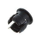 50 5mm Black Plastic LED Holder Case Clip Display Panel W2M2