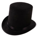 Halloween Top Hat Black Topper Ring Master Magician