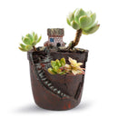 Rustic Succulent Pot Planter Flowerpot Home Desktop Potted Holder Garden