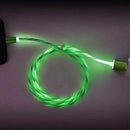 Magnetic Fast Charging Cable Universal Charger Phone USB Data Line (Green) A