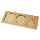 Kids Baby Geometry Educational Toys Puzzle Montessori Preschool Learning
