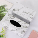 2x PU Leather Tissue Box Case Cover Paper Napkin Holder Home Office Decor