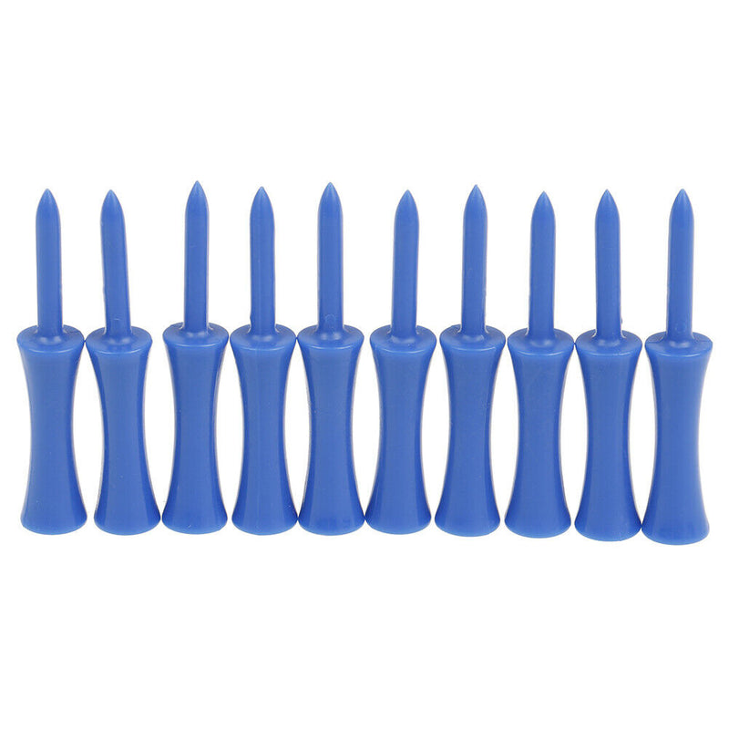 50Pcs/set Plastic Step Down Golf Tees Height Control Blue 2.68 inch~