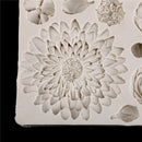 Flower Silicone mold fondant mold cake tools chocolate gumpaste mold ^