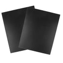 2pcs ABS Styrene Plastic Flat Sheet Plate Craft 5mm x 200mm x 250mm, Black