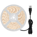 LED Strip Light Flexible Lamp Diode Tape Decor Backlight (Warm White+2m) A