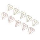 70Pcs Cartoon Shape Bookmark Metal Binder Paper Clips Clamp School Stationery