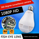 V380 Infrared Mini IP Camera CCTV 360 Panoramic Security WiFi LED Bulb Monitor