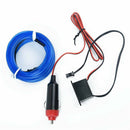 5 Meters Blue Auto Car LED Wire Cold Light Line Lamp Interior Atmosphere Strip.