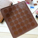 New Silicone Macaroon Pastry Oven Baking Mould Sheet Mat 30-Cavity DIY Mold Q9Q7