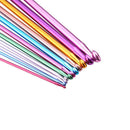 32x Crochet Hook Set Large Eye Blunt Needles Yarn Knitting Marker Clips Tool
