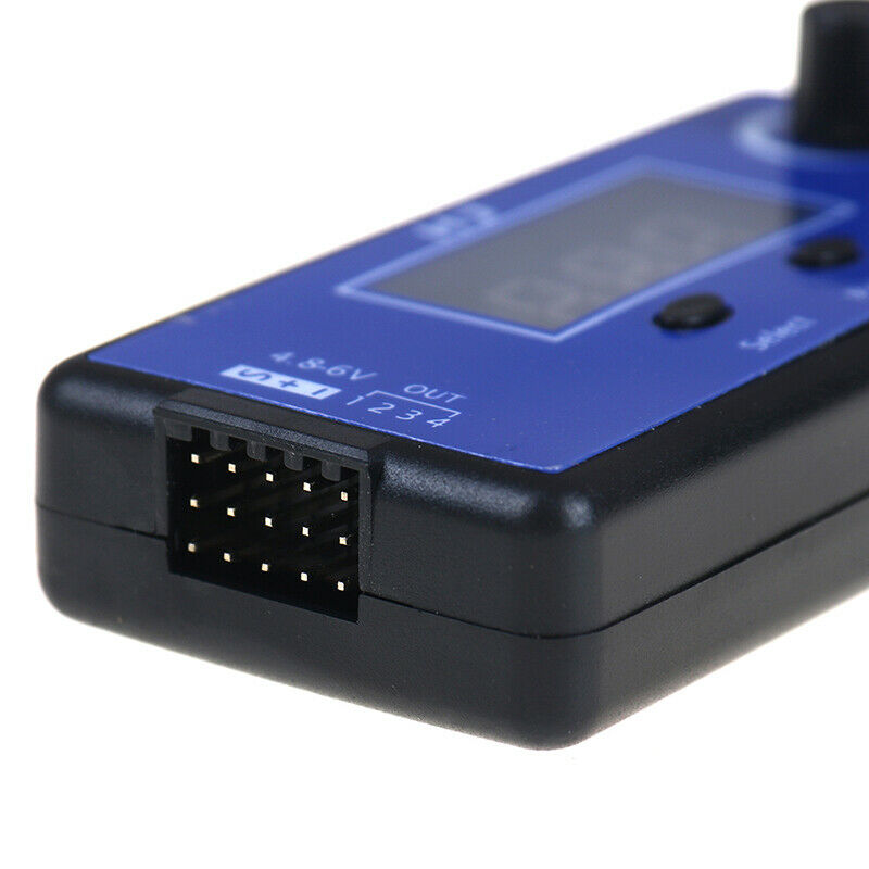 Digital Servo Tester ESC Consistency Tester for RC Airplane DC 4.8-6V 3 Mo BX