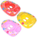 Summer Kids Baby Inflatable Seat Swim Ring Pool Aid Trainer Swim Float boat OZ