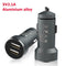 5V 2.4A Aluminum Alloy Dual USB Car Charger Power Adapter for Phones Tablet