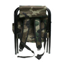 2 in 1 Folding Stool Seat + Backpack for Camping Fishing Picnic BBQ Beach