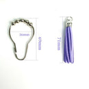 Shower Curtain Hooks 12 Pcs Anti Rust Decorative Shower Curtain Rings Hooks K8M2