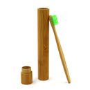 Portable Natural Bamboo Toothbrush Case Tube For Travel Eco Friendly Hand Made
