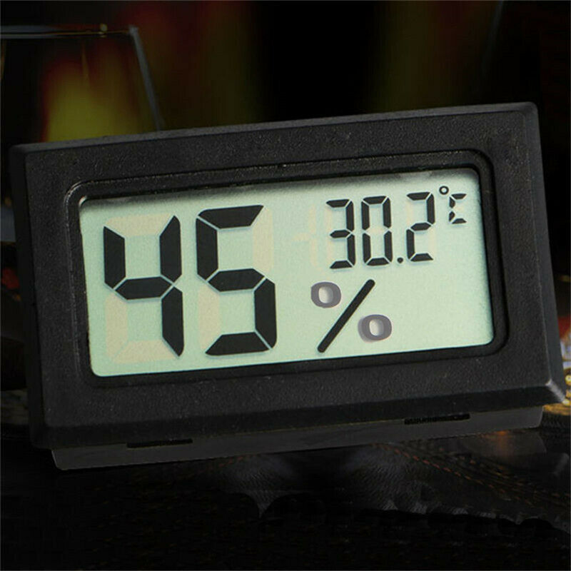 Mini Digital LCD Indoor Thermometer Hygrometer Humidity Temperature Meter Pet Sp