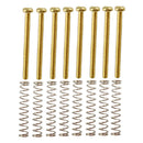 2 Set Guitar Humbucker Pickup Frame Screws+Springs for Electric Guitar Parts