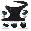 20*5cm Adjustable Heated Shoulder Wrap Support Brace Pain Belt Therapy O3U7