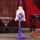 Car Hanging Lavender Sachet Bag Traditional Chinese Art Word Printed Tassels New