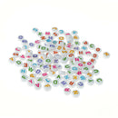 100pcs Colorful English Letters Alphabet Acrylic Beads For DIY Jewelry Making M!