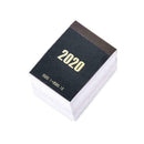 Small desk calendar 2020 mini can be torn I0U7 P7Y3