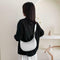 Retro PU Leather Messenger Bag Women Casual Shoulder Handbags Purse (White)